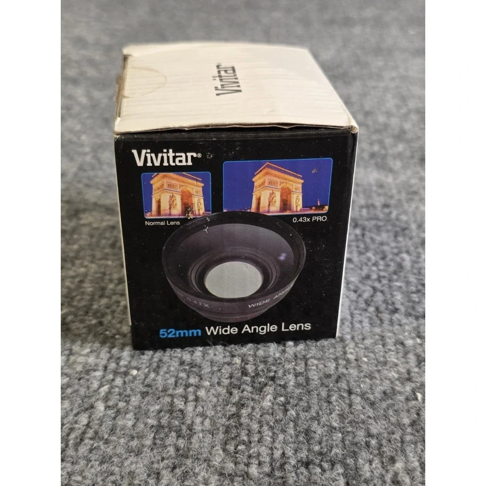 Vivitar 0.43X Professional Wide Angle Lens w/ Macro 52mm HD4 Optics